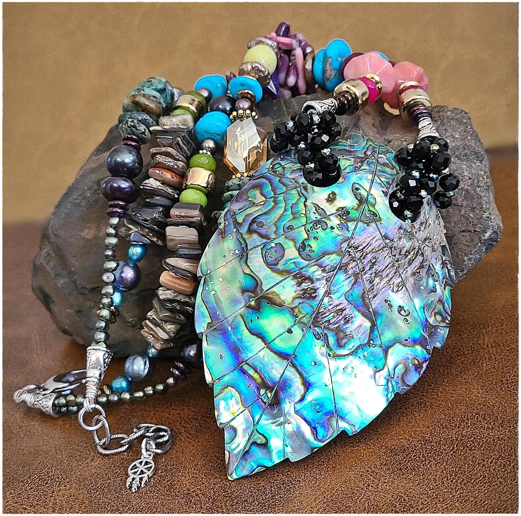 Abalone Artisan Necklace Abalone Artisan Necklace