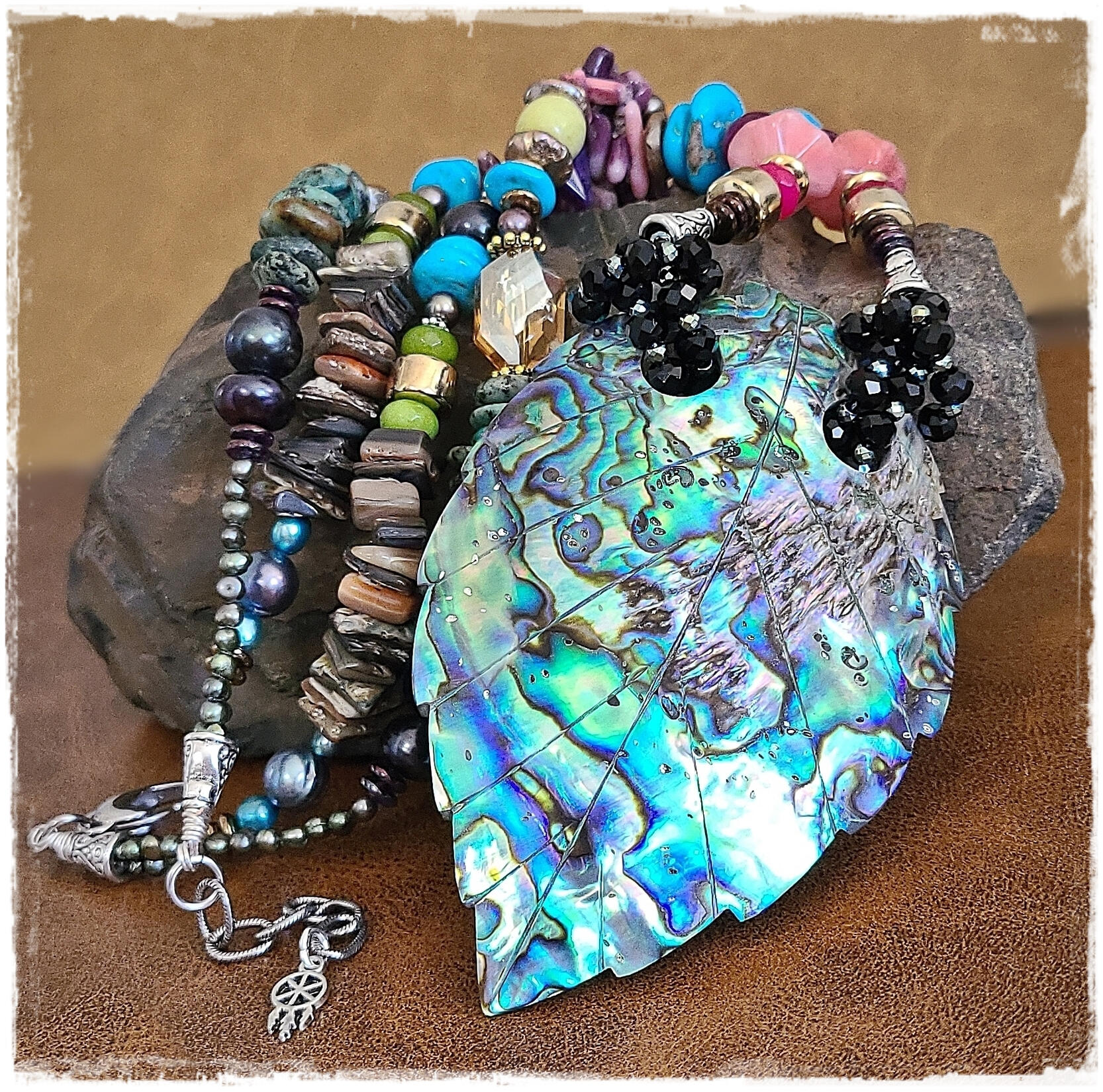 Abalone Artisan Necklace Abalone Artisan Necklace